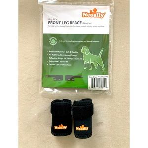 Pair of NeoAlly Dog & Cat Front Leg Braces Carpal Support